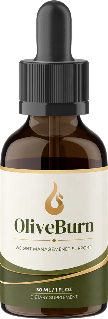 One OliveBurn dropper bottle